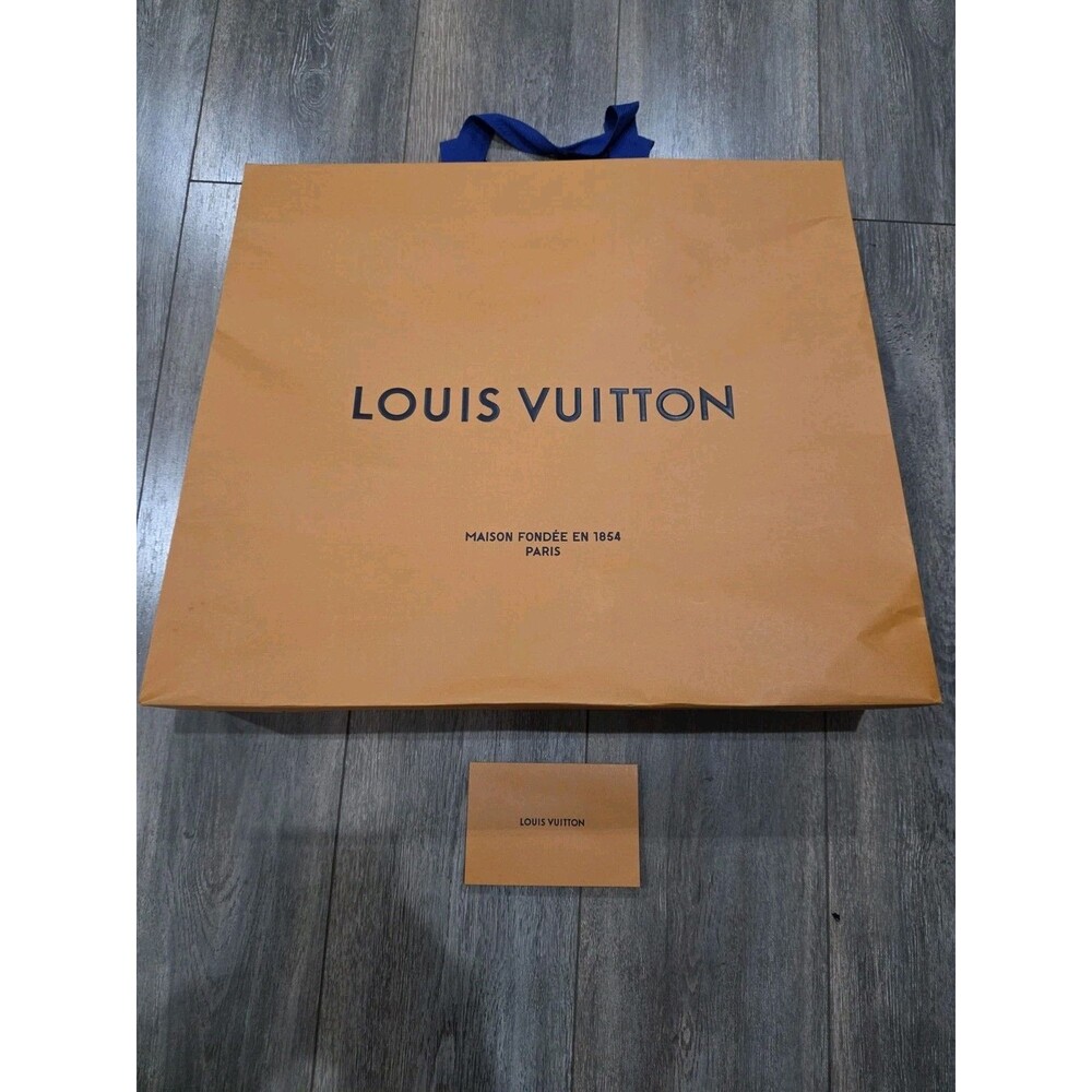 Louis Vuitton Gift Paper Shopping Bag Large Size Receipt Envelope Included